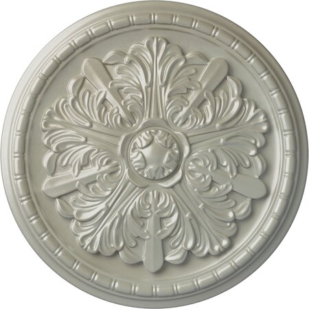 Ekena Millwork Washington Ceiling Medallion (Fits Canopies up to 2 7/8"), 17 1/8"OD x 1 1/2"P, Flash Copper CM17WAFCS